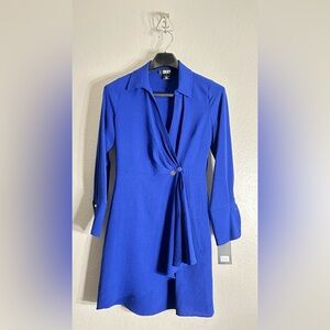 DKNY Royal Blue Wrap Dress
